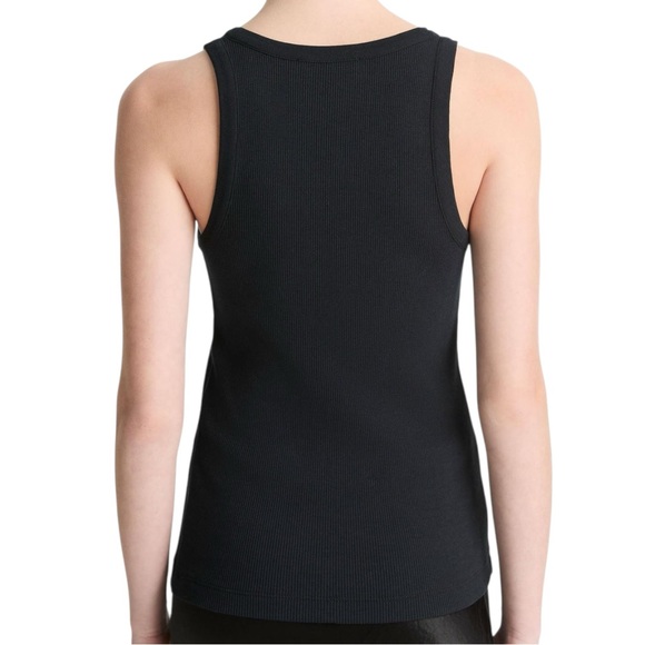 Vince Ribbed Scoop-Neck Tank - Picture 2 of 7